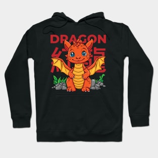 Cute Red Dragon Hoodie